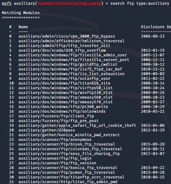 如何解析Metasploit中FTP、Telnet和Http服务探测
