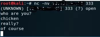 kali 工具NETCAT的使用方法