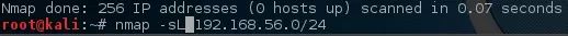 Kali Linux中Nmap的使用方法