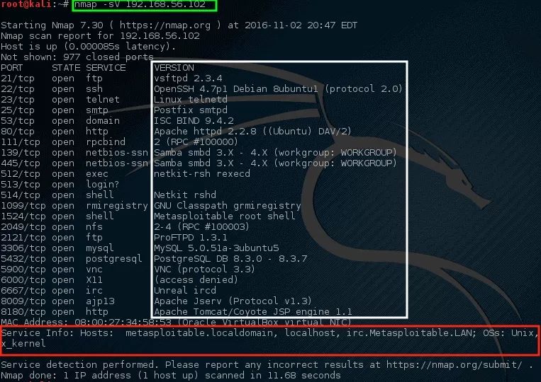 Как замаскировать saint от антивирус kali linux