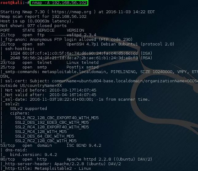 Nmap kali linux как пользоваться