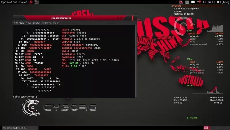 10大黑客专用的 Linux 系统分别是什么