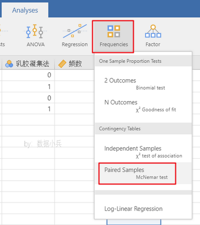 如何用jamovi做McNemar配對(duì)卡方檢驗(yàn)