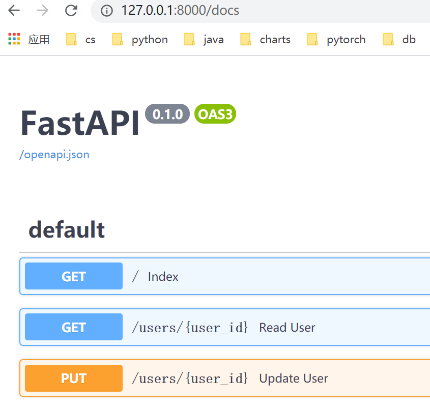 FastAPI构建API服务的示例分析
