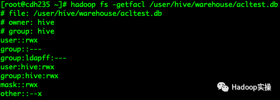 hadoop中用戶有CREATE權(quán)限建表后但無HDFS文件的ACL訪問權(quán)限異常怎么回事