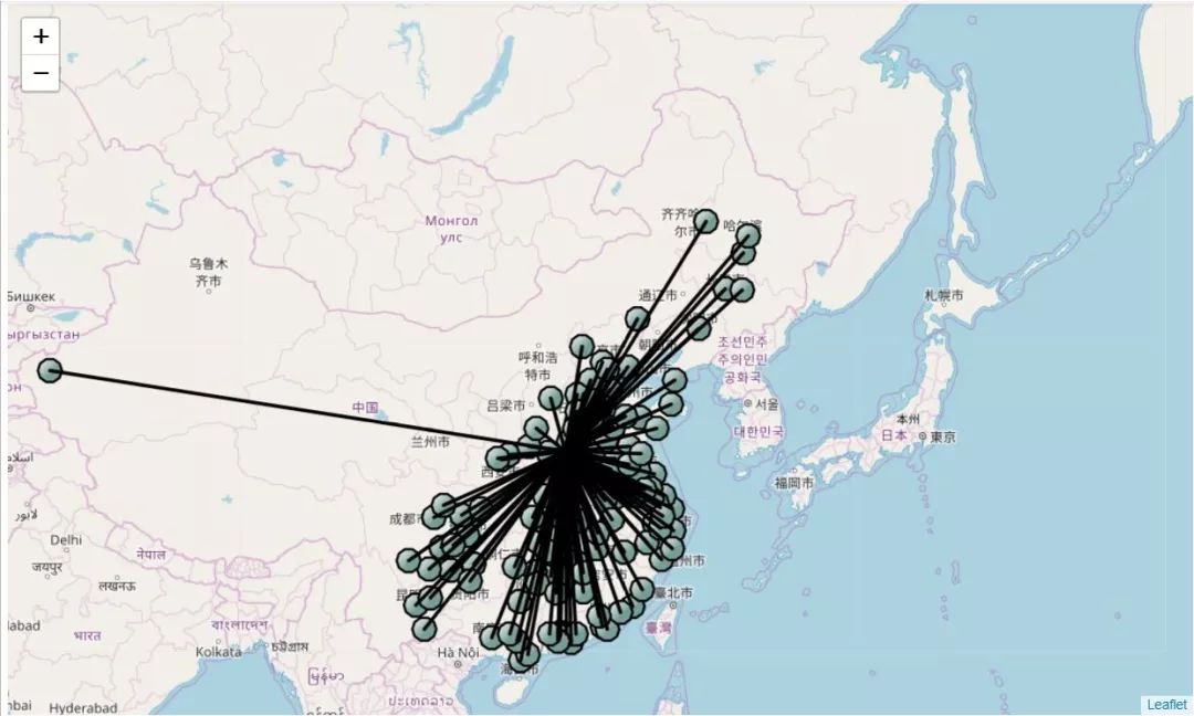 Python如何实现folium交互地图