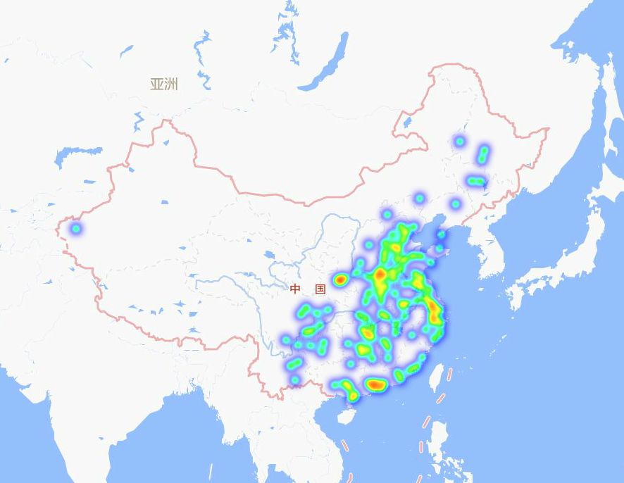 R語言 leaflet怎么實現(xiàn)熱力密度圖