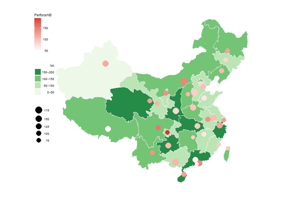 大数据中数据地图多图层对象的颜色标度重叠问题的解决方案