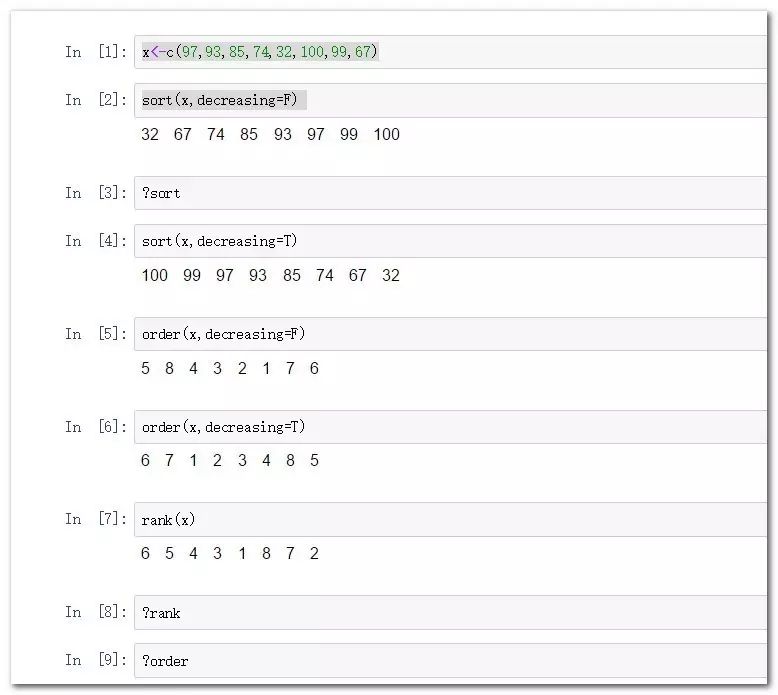 R语言和Python中常见的排序函数应用