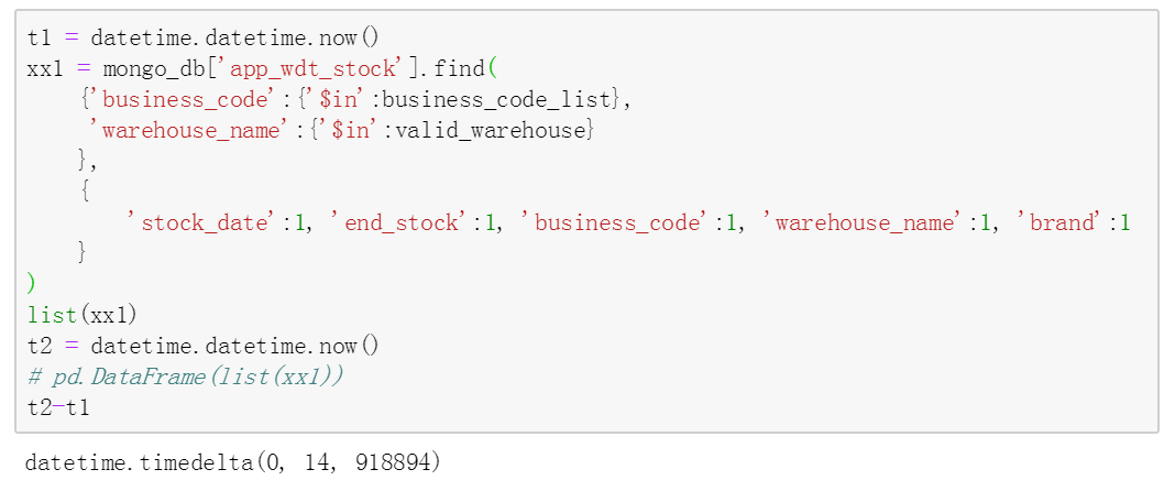 为什么进行list()操作时MongoDB比PostgreSQL慢了7倍