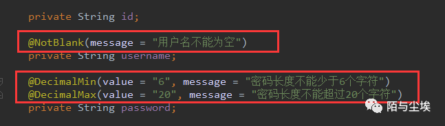 springboot中如何进行Validator校验