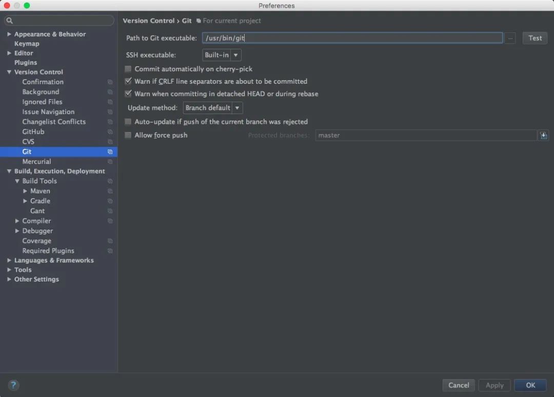 如何在IntelliJ IDEA下的使用 Git