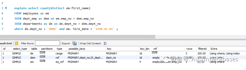 MYSQL 8和MYSQL 5.7在复杂查询中有哪些区别