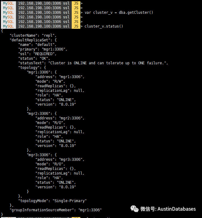 MYSQL  8  Innodb  cluster  mysqlsh安装详细过程及周边是怎样的