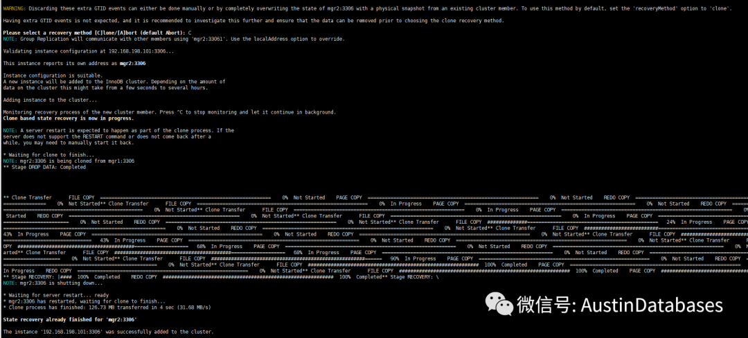 MYSQL 8  Innodb cluster mysqlsh安裝詳細(xì)過(guò)程及周邊是怎樣的