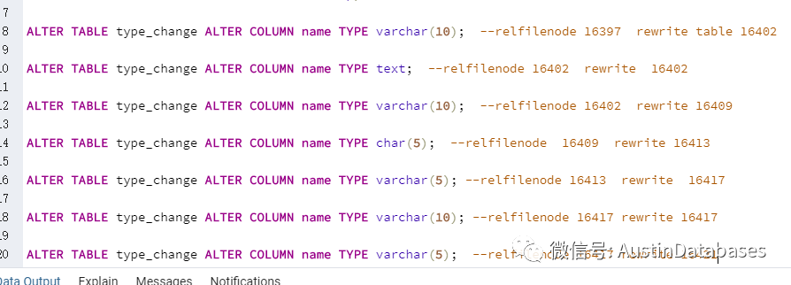 PostgreSQL 中怎么修改字段类型