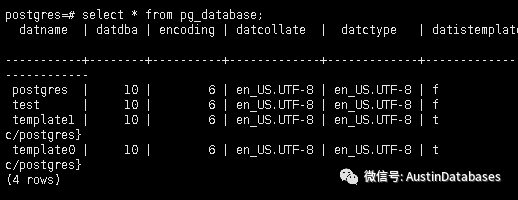 PostgreSQL Template模板怎么用