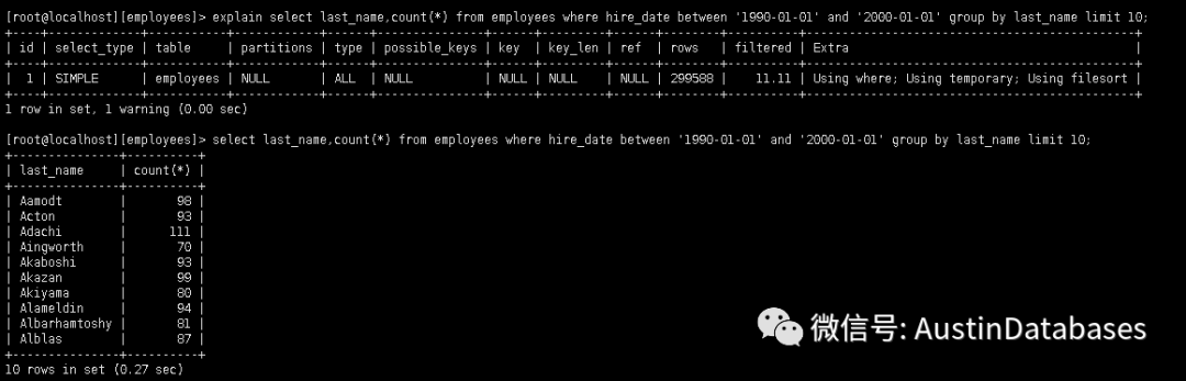 MYSQL如何优化group by