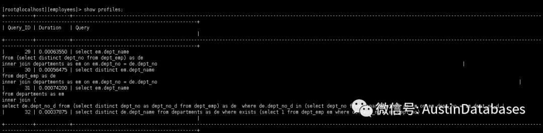 MYSQL同样逻辑的四种SQL写法分析