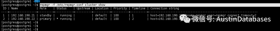 PostgreSQL如何使用repmgr實現(xiàn)高可用