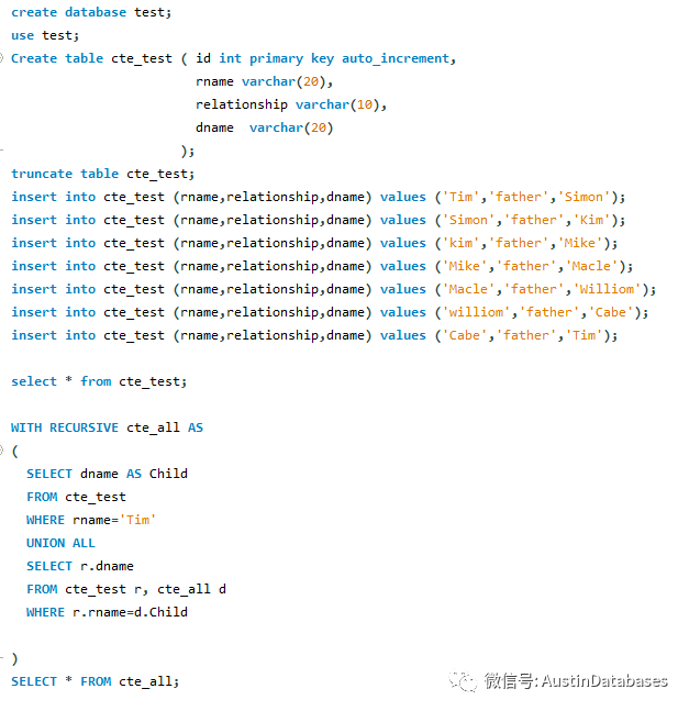 MYSQL 中怎么利用递归查询解决死循环