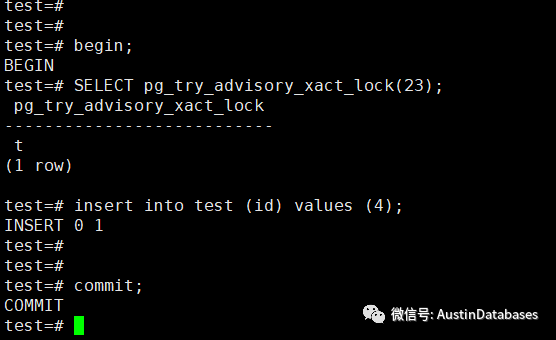 PostgreSQ数据库中有没有PAGE锁 与Advisory Locks