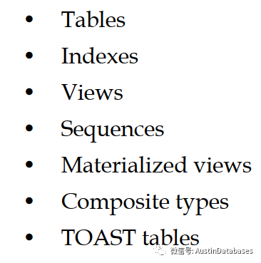 PostgreSQL中系统目录表的示例分析