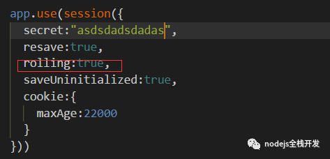 express-session如何设置session