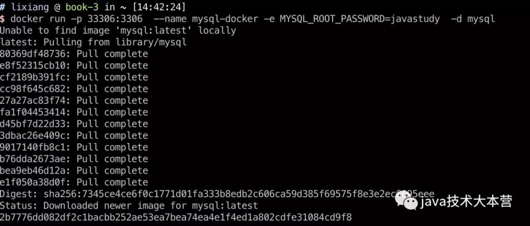 docker中怎么安装mysql数据库