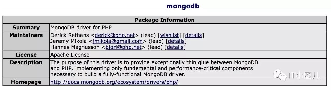 PHP开发中使用Mongo扩展来链接MongoDB资源进行增删改查等操作