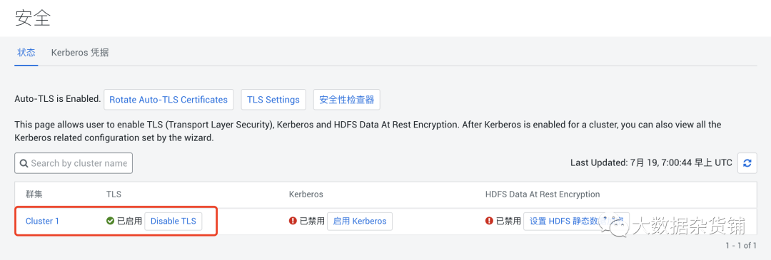 现有CDP-DC集群怎么启用Auto-TLS