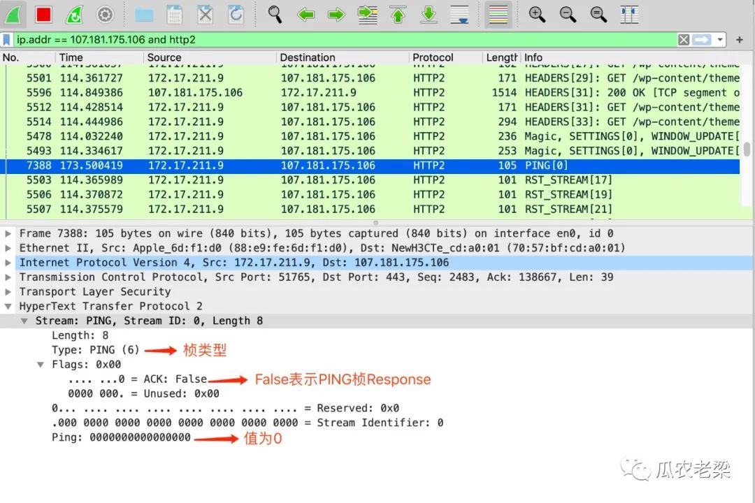 HTTP/2协议中二进制桢的示例分析