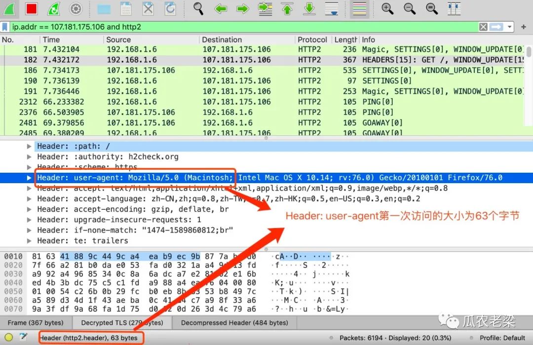 HTTP/2协议中压缩算法是如何工作的