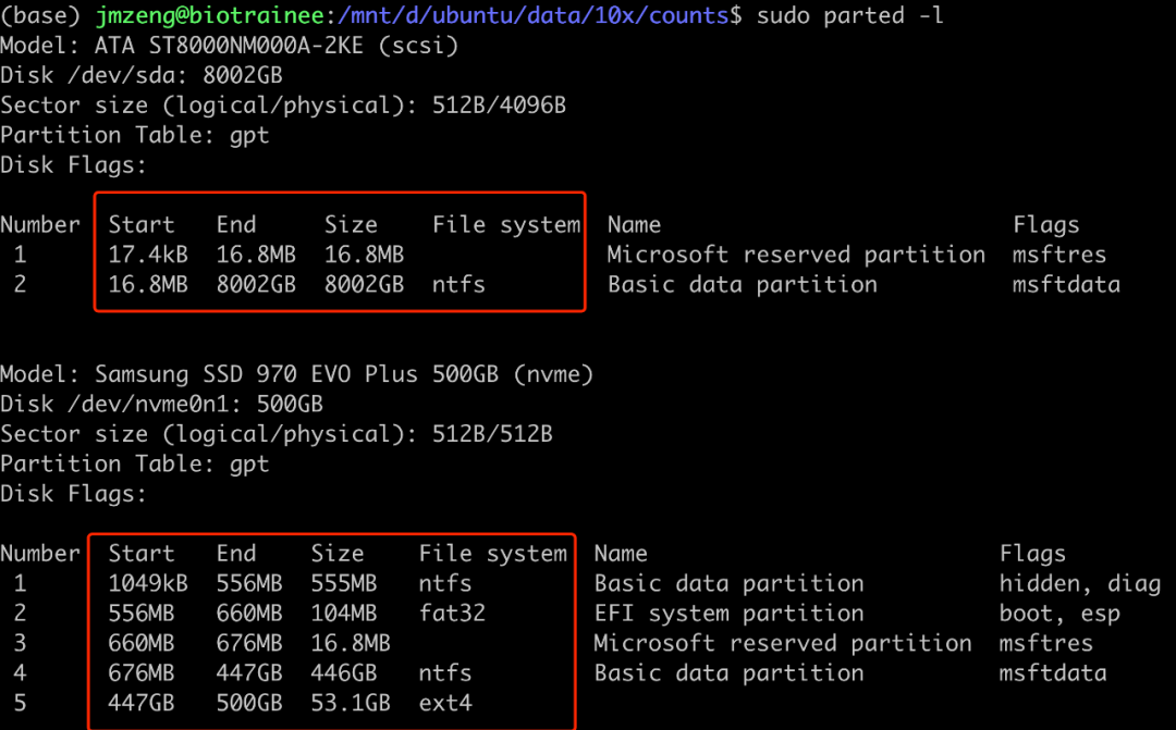 Linux中如何使用NTFS区分磁盘