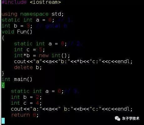 C++中static 变量的作用是什么