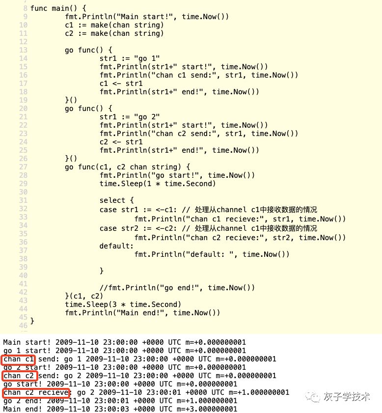 go并发中select的示例分析