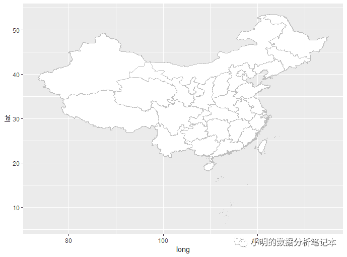 R语言如何画地图