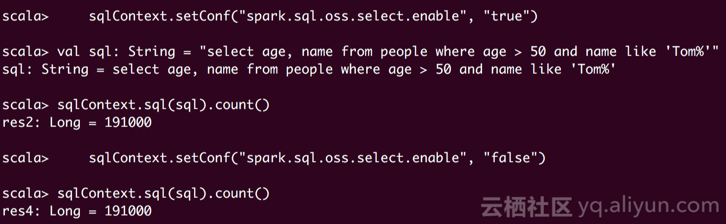 OSS Select使用SQL语句选取OSS文件的内容
