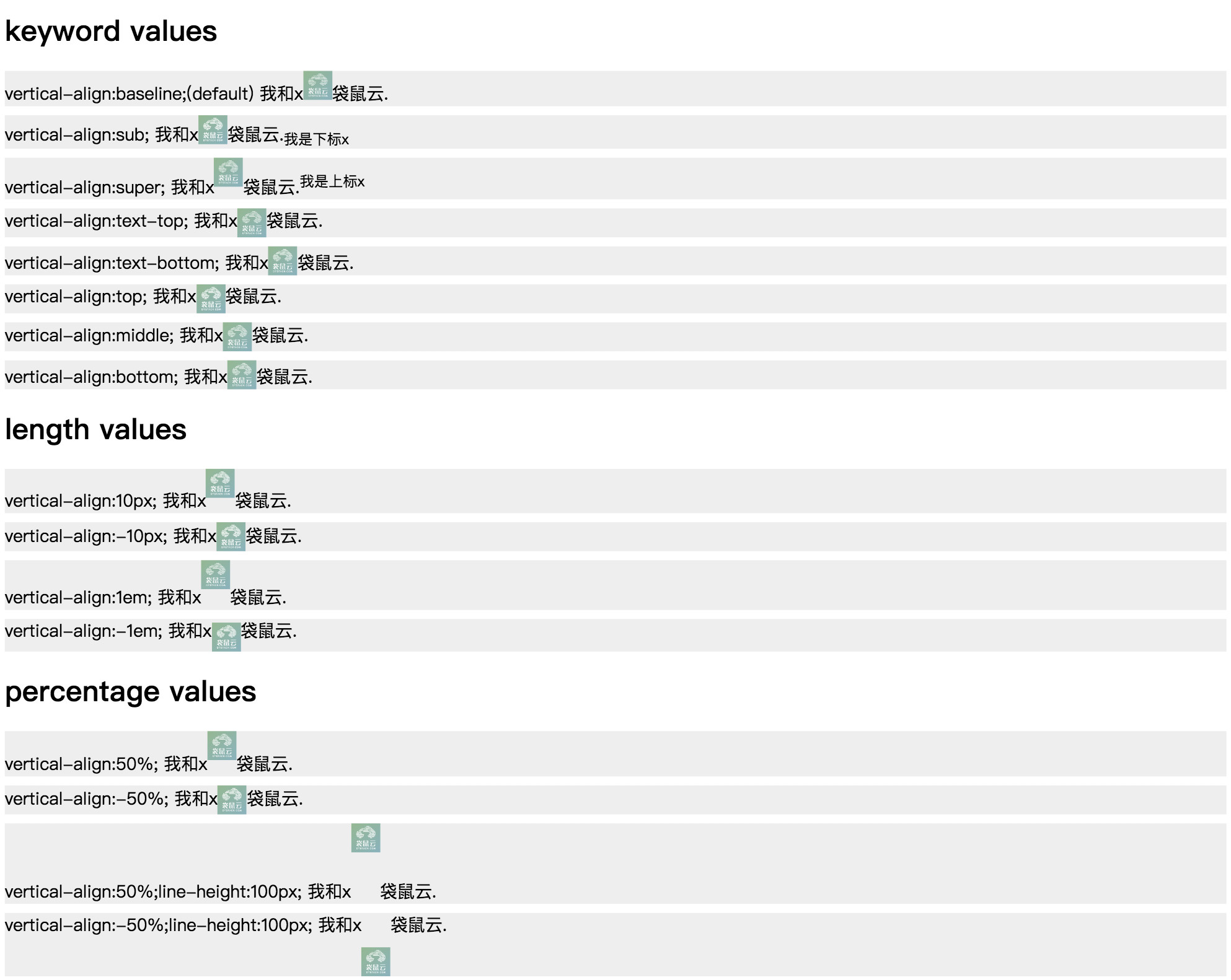 CSS的vertical-align怎么写