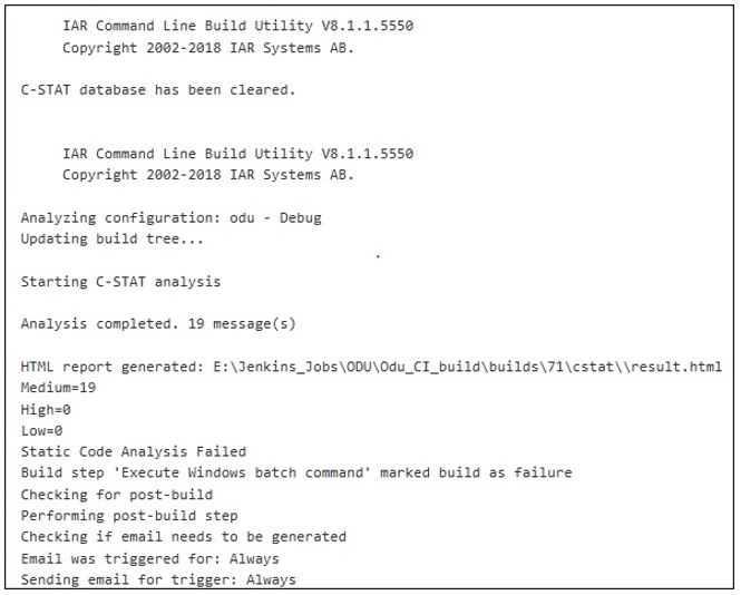 Jenkins CI如何自动构建与C-STAT代码分析的集成