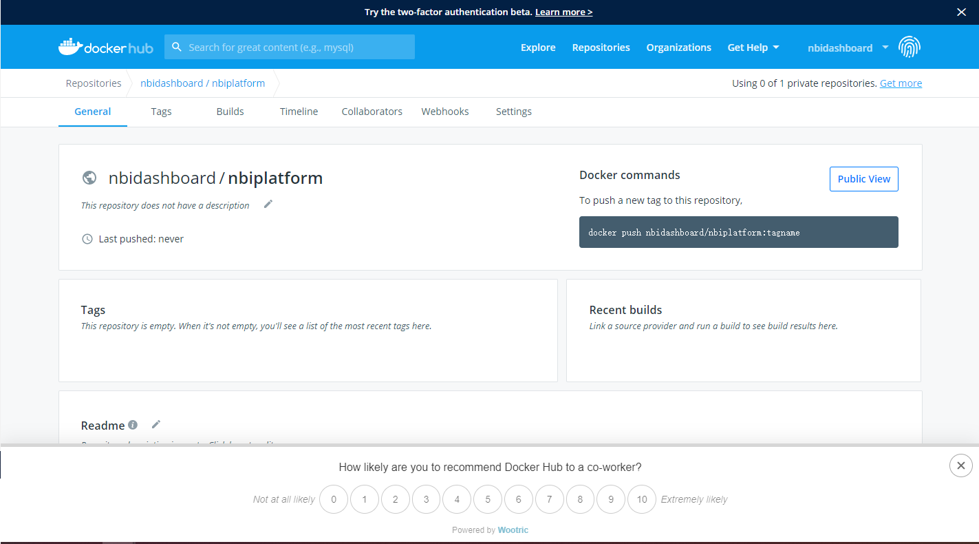 如何将本地构建好的docker镜像发布到dockerhub