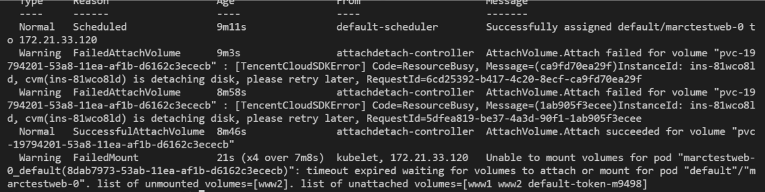 Kubernetes attach/detach controller逻辑漏洞致使pod启动失败该怎么办