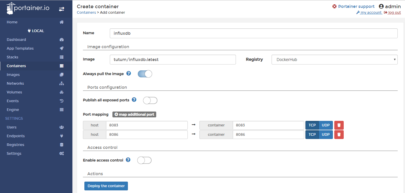 Portainer中如何部署Docker监控系统