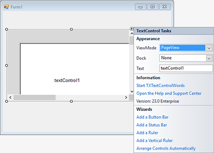 TX Text Control中Windows Forms怎么创建应用程序