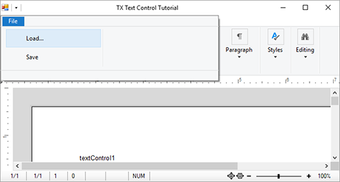 TX Text Control中Windows Forms怎么创建应用程序