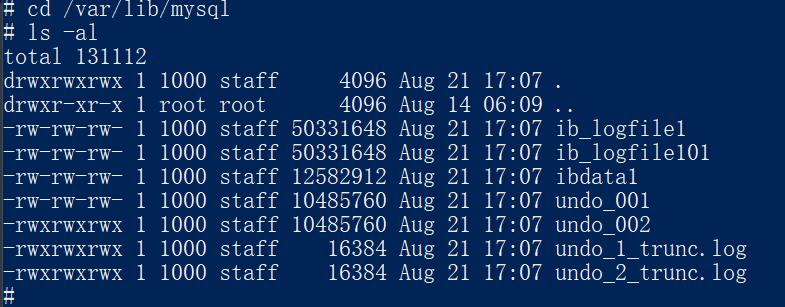 win10 docker-toolbox环境  mysql 挂载 /var/lib/mysql 出错怎么解决