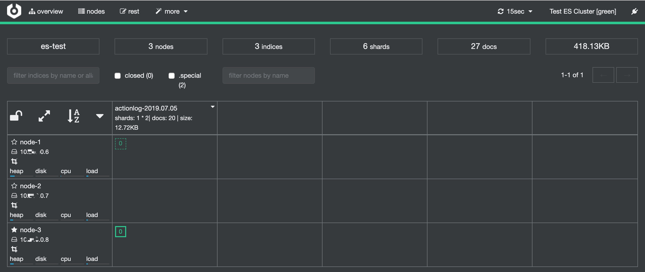 ES集群监控中Cerebro 0.8.3的安装及简单使用