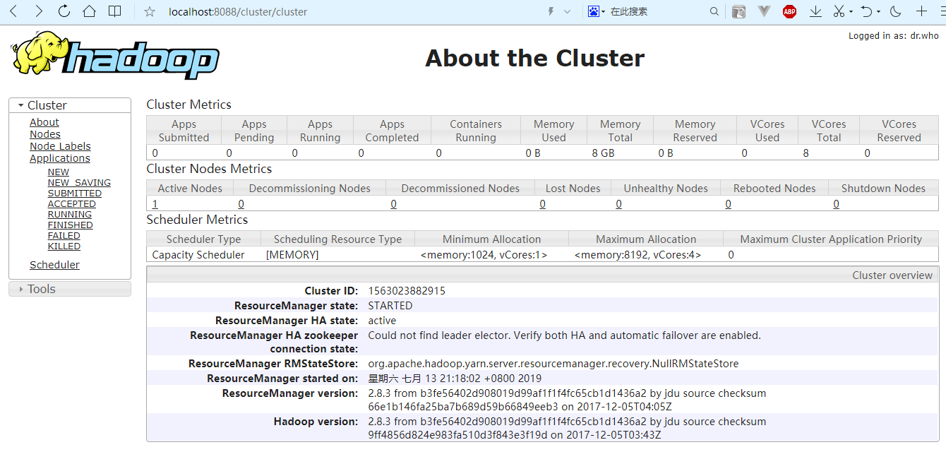 Hadoop windows本地环境安装教程