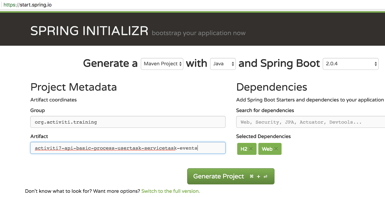 Activiti7集成SpringBoot2官方實(shí)例是怎樣的