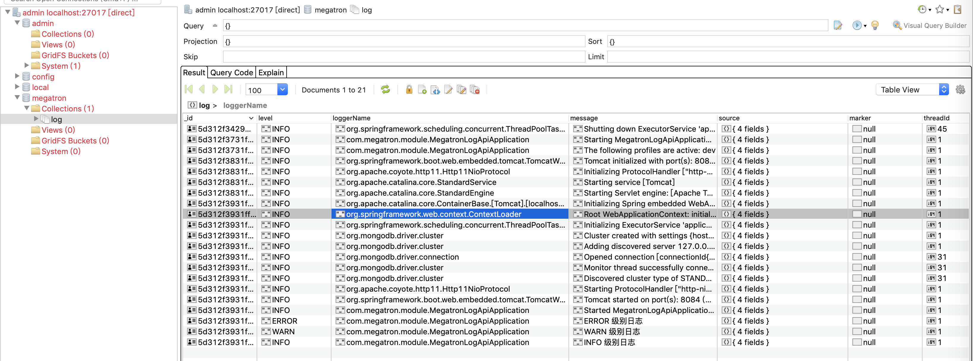 springboot2 log4j2配置Mongodb3的方法